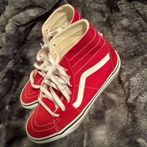 Red High Top Vans